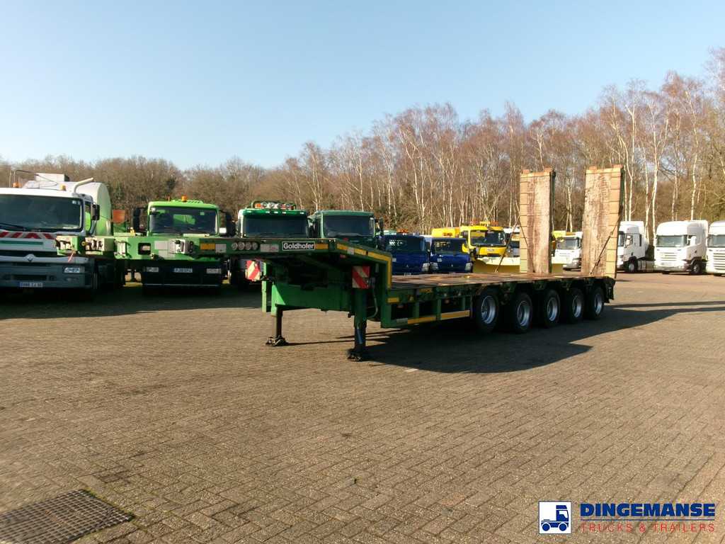 Goldhofer 5-axle semi-lowbed trailer 80 t ext.