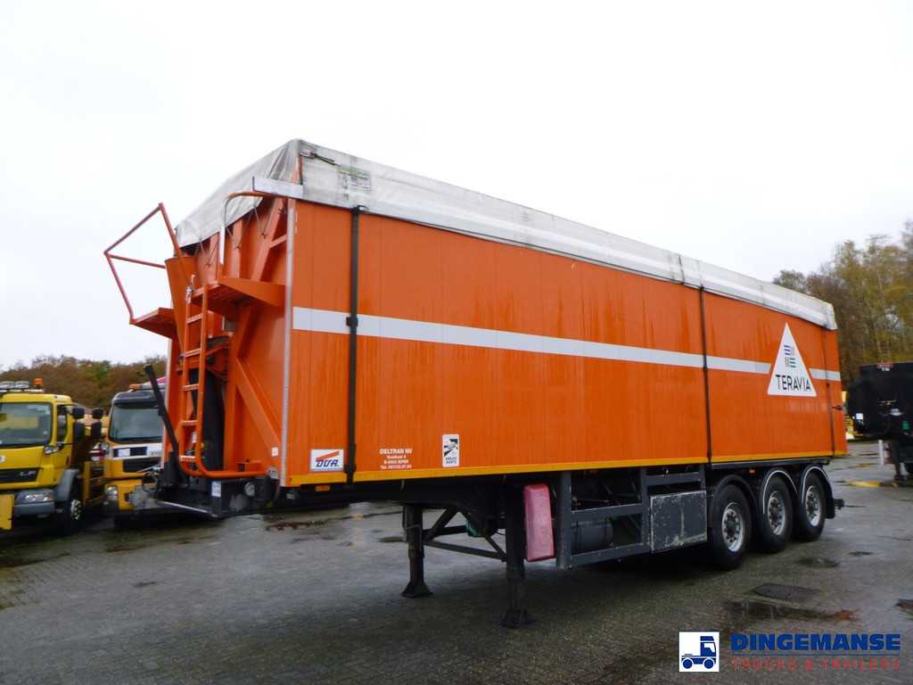 OVA Tipper trailer alu 59 m3 + tarpaulin