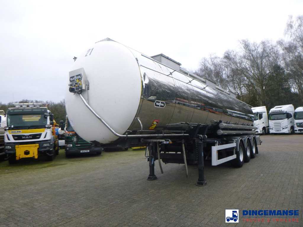 Van Hool Chemical tank inox 30 m3 / 3 comp