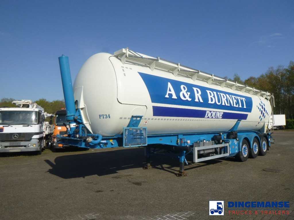 Feldbinder Powder tank alu 60 m3 / Compressor diesel engine.