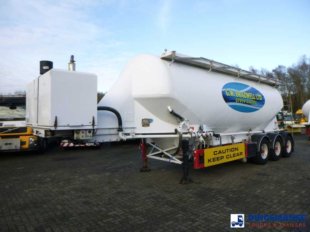 Feldbinder Powder tank alu 40 m3 + engine/compressor