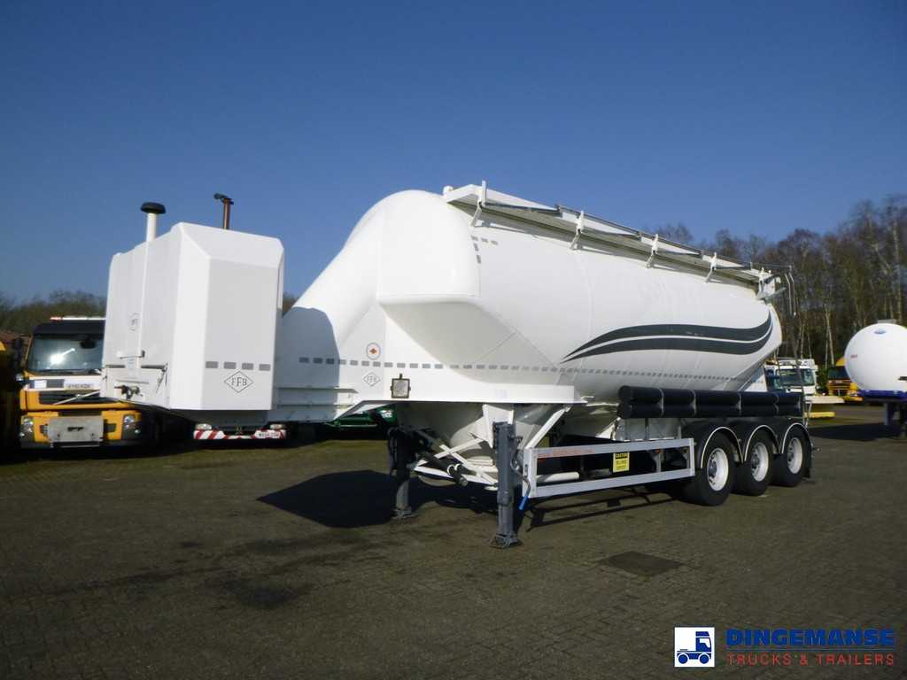 Feldbinder Powder tank alu 36 m3 + engine/compressor