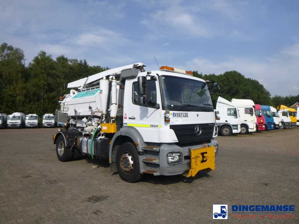Mercedes Axor 1824 4x2 RHD Whale vacuum tank 7 m3