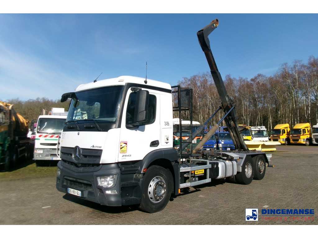 Mercedes Antos 2543 6x2 Euro 6 Marrel container hook 18t