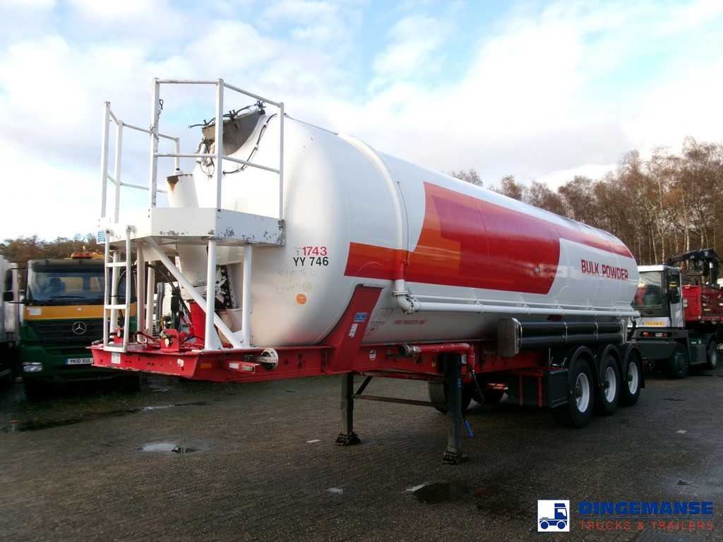 Feldbinder Powder tank alu 41 m3 (tipping)