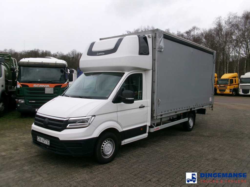 Volkswagen Crafter 4x2 curtain side van Euro 6