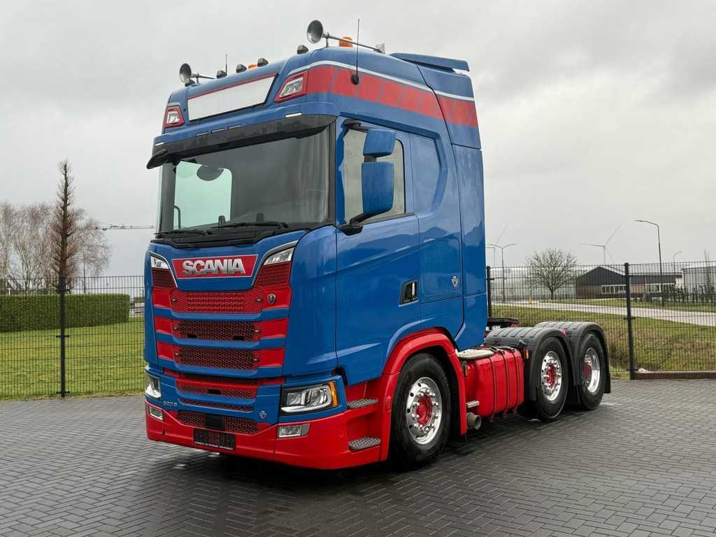 Scania S520 6X2/4, VOLLUCHT, LEER, RETARDER, PARK COOL, EURO 6D.