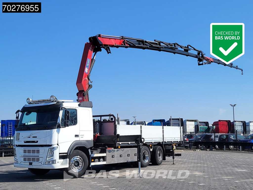 Volvo FM 450 6X2 HMF 3220 Crane Kran Lift-Lenkachse VEB+ Euro 6