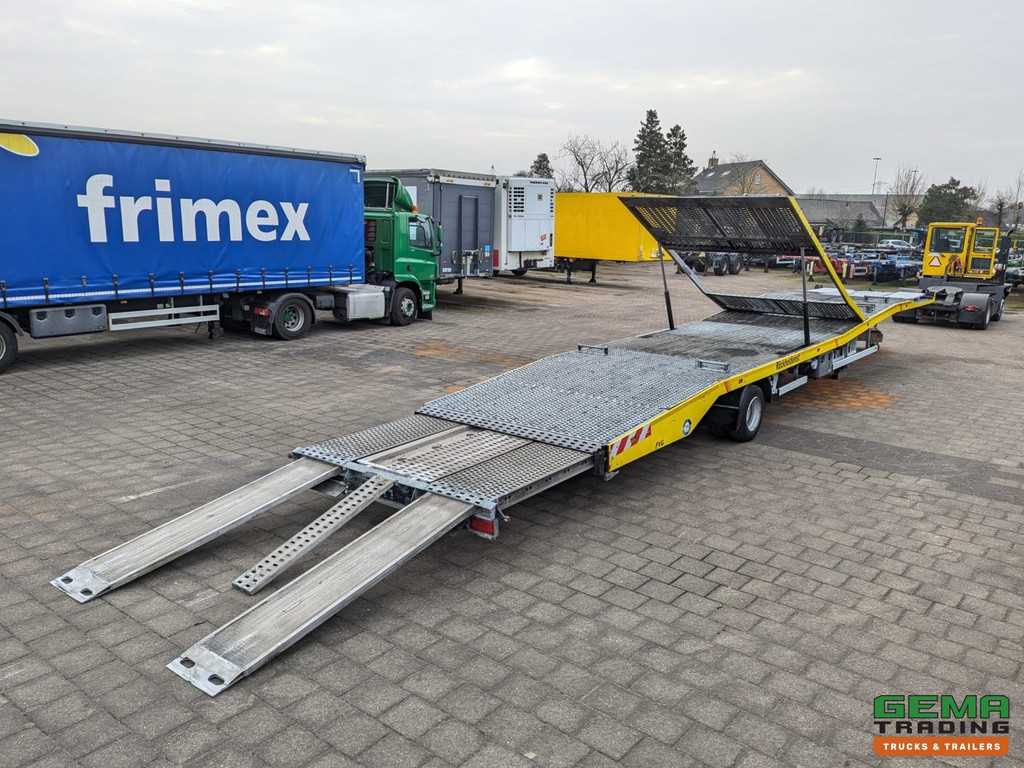 FVG FA-B1 1-As BPW - Autotransporter - Hefbed - Uitschuifbaar 1.6m - Lier 3T 3593