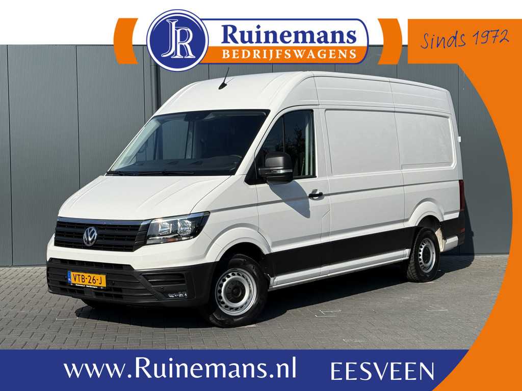 Volkswagen Crafter 2.0 TDI 140 PK Comfortline / L3H3 / AIRCO / CRUISE / SORTIMO INRICHTING / PDC / 3-ZITS / 3000 KG AHG