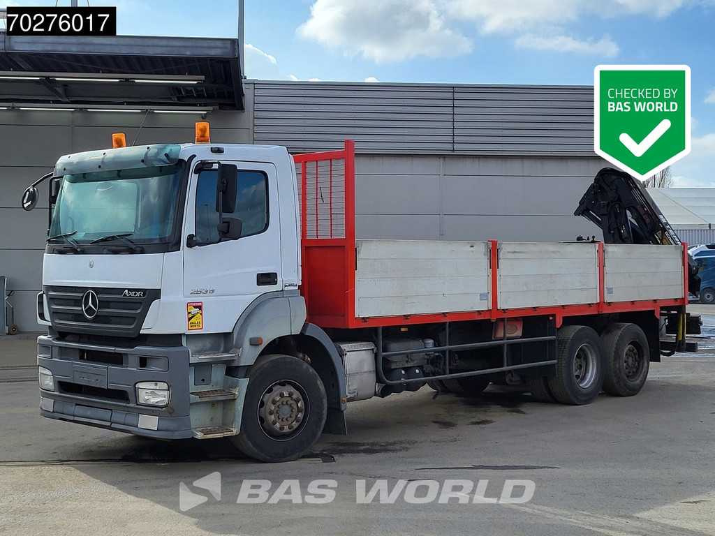 Mercedes Axor 2536 6X2 Manual Terex Liftachse PTO Hydraulik