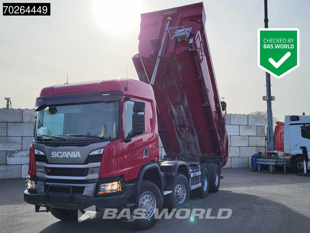 Scania P410 8X4 Big-Axle Steelsuspension Euro 6