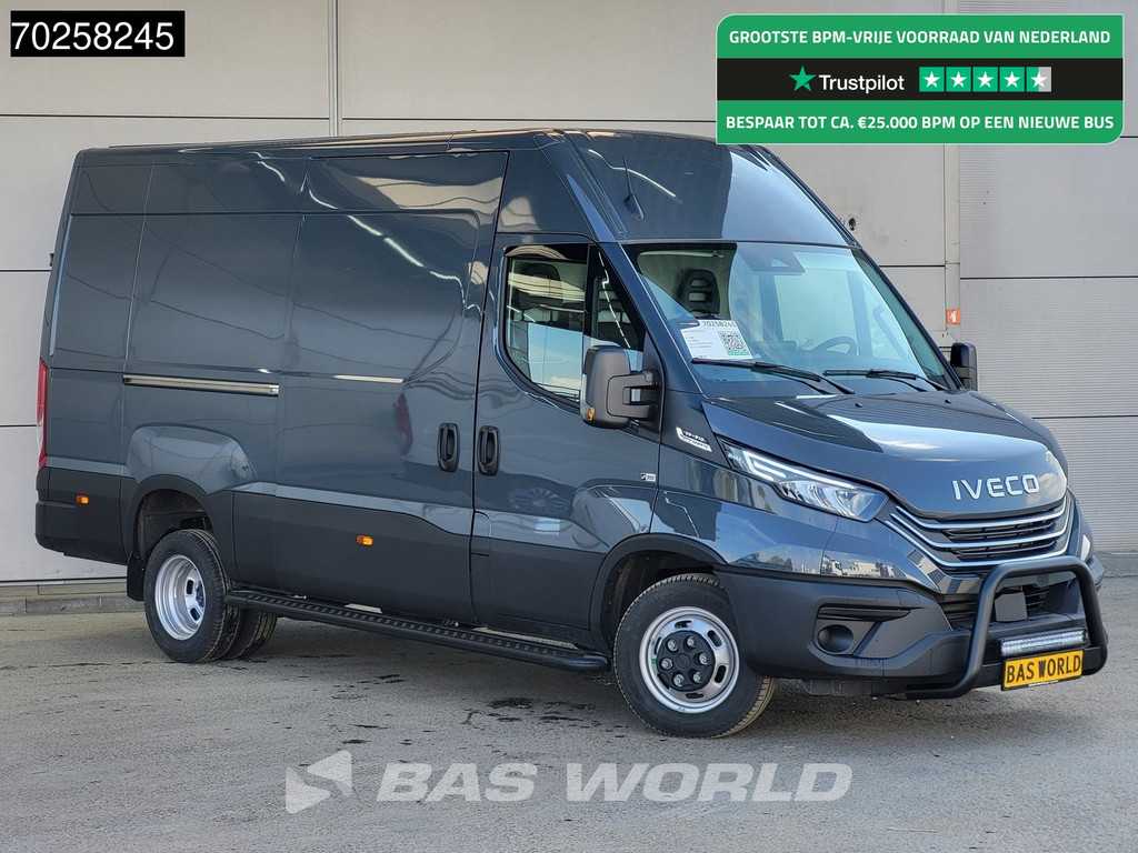 Iveco Daily 35C21 3.0L Automaat Black Edition 2025model L2H2 ACC Camera Parkeersensoren LED CarPlay Dubbellucht L2 12m3 Airco