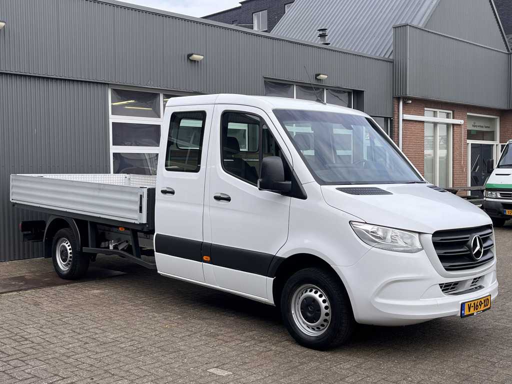 Mercedes-Benz Sprinter 314 2.2 CDI L3 DC Maxi Openlaadbak Airco Cruise controle Apple carplay Navigatiesysteem 2-Persoons open laadbak Pick-up Euro 6  P-up bakwagen