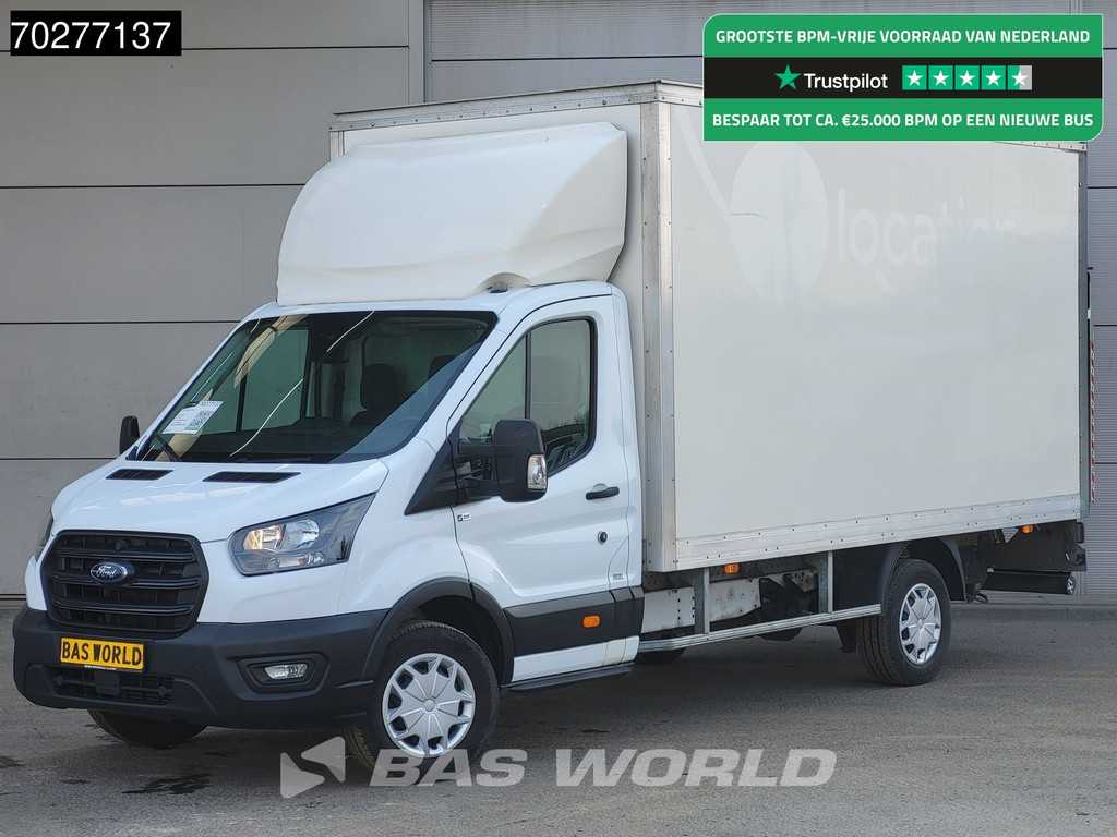 Ford Transit 130pk Bakwagen Laadklep Airco Cruise Euro6 Meubelbak Koffer 19m3 Airco Cruise control