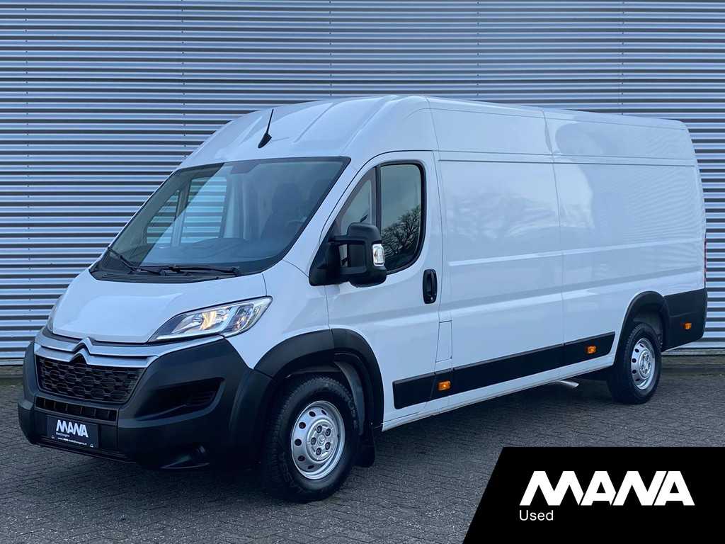 Citroën Jumper 2.2 BlueHDi 140PK L4H2 Zwaar 3.5t *Fabrieksgarantie* Cruise Airco Bluetooth Sensoren Multifunctioneel stuurwiel Bijrijdersbank