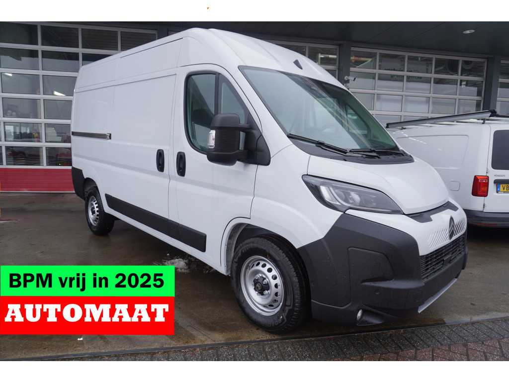 Citroën Jumper 2.2 BlueHDi 140PK S&S L2H2 3.5t Automaat Nr. V201 | Climate | Cruise | Navi | 360 Camera | Blis