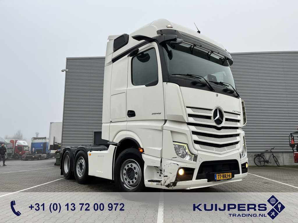 Mercedes-Benz Actros 2645 Bigspace / 374 dkm / 6x2 / Mirror Cam / APK TUV 04-25