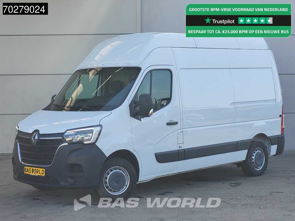 Renault Master 135PK L2H3 Airco Cruise Parkeersensoren Hoog dak L2H2 11m3 Airco Cruise control