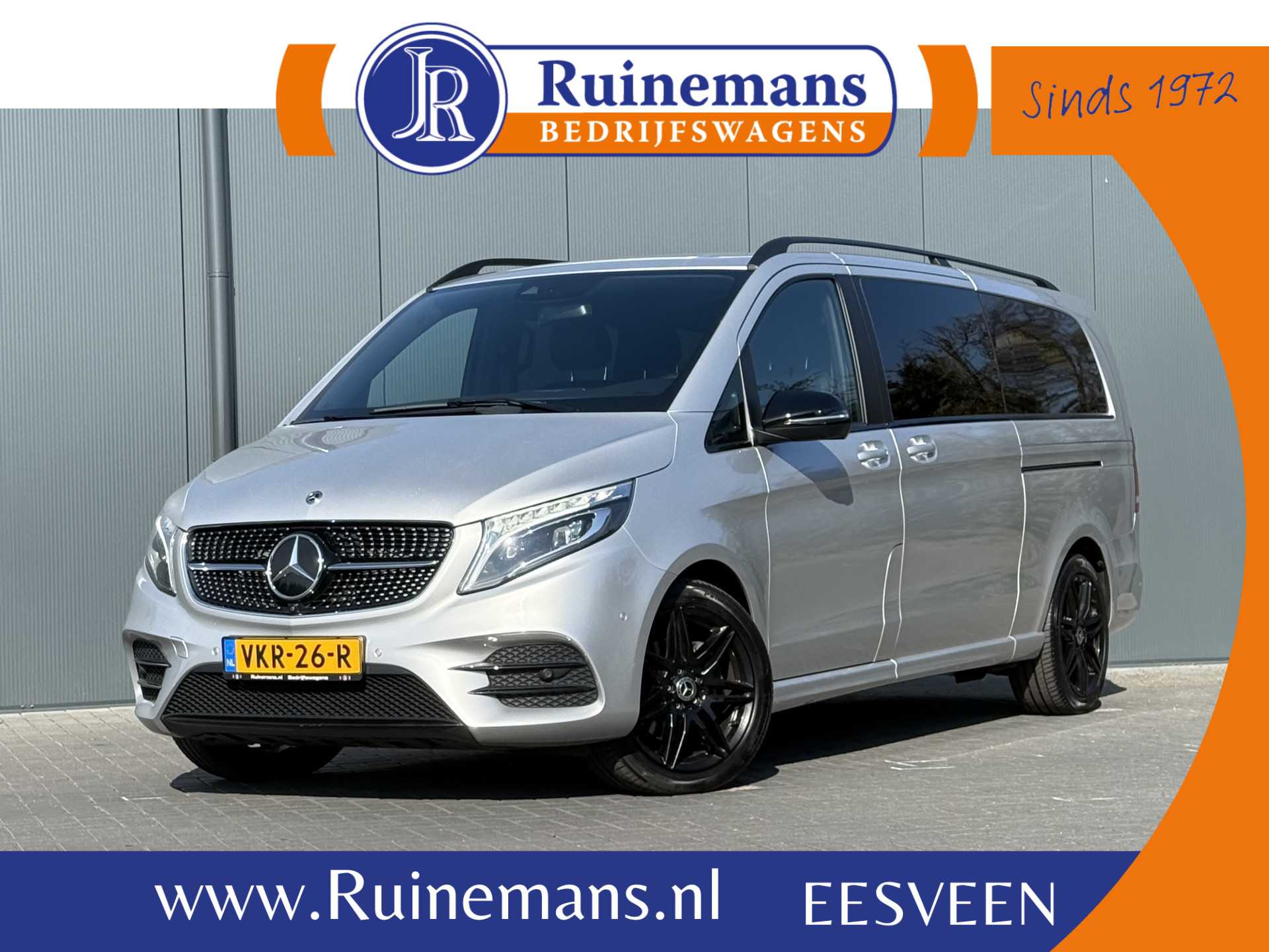 Mercedes-Benz V-Klasse 300d 4-MATIC / AMG-STYLING / EXTRA LANG L3 / DUBBEL CABINE / 2x SCHUIFDEUR / ACHTERKLEP / TREKHAAK