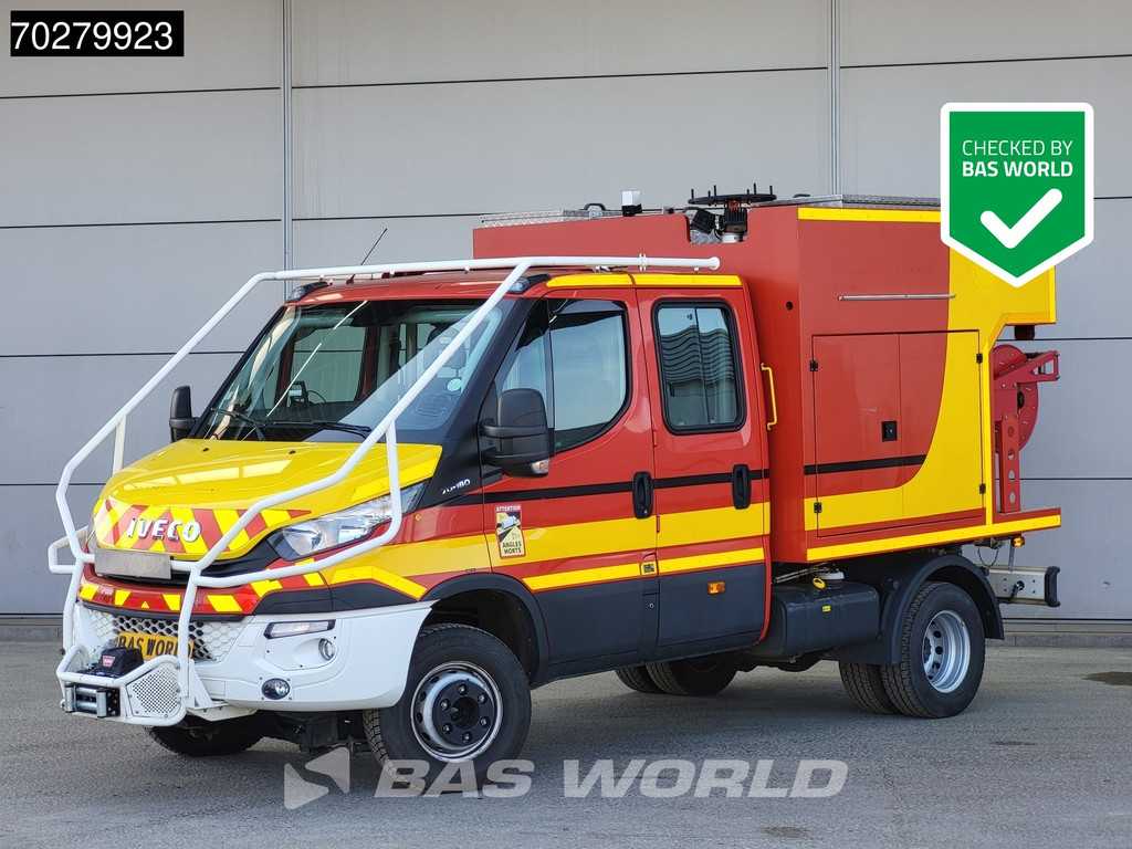 Iveco Daily 70C18 4X2 4x4 Achleitner Euro6 3.0L Firetruck Brandweerwagen 3,5t Trekhaak Airco Cruise AWD Allrad Camper