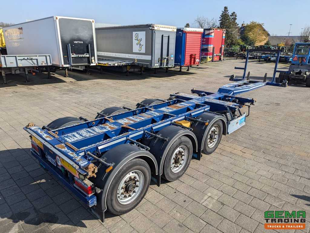 D-Tec FLEXITRAILER VCC-01 MULTI 3-Assen BPW - Schijfremmen - Lift-As - Alle aansluitingen - 07/2025APK 3757