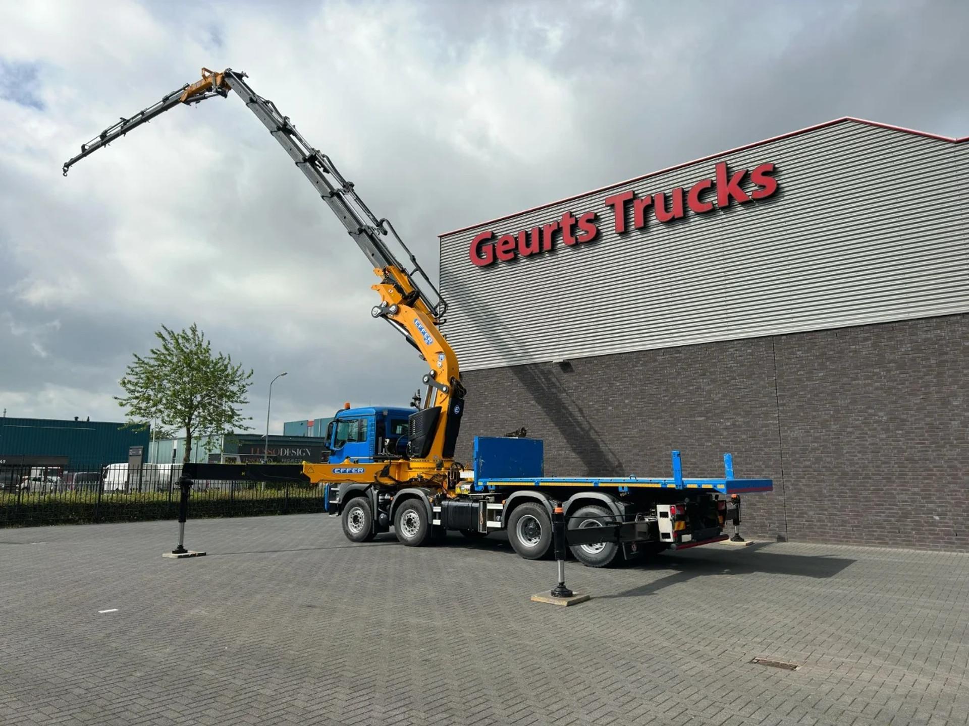 Foto 6 van MAN TGS 41.480 8X4 TREKKER-BAKWAGEN COMBI + EFFER 955/6S + JIB 6S HD KRAAN/KRAN/CRANE/GRUA