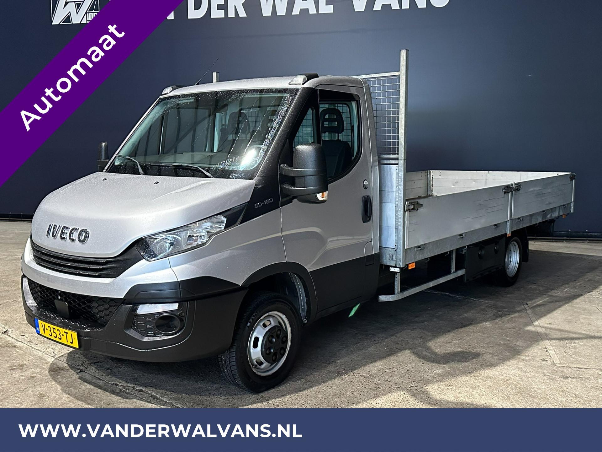 Foto 10 van Iveco Daily 50C18V 180pk 3.0 Liter Automaat Pick Up Open Laadbak 461cm Dubbel Lucht Euro6 Airco |