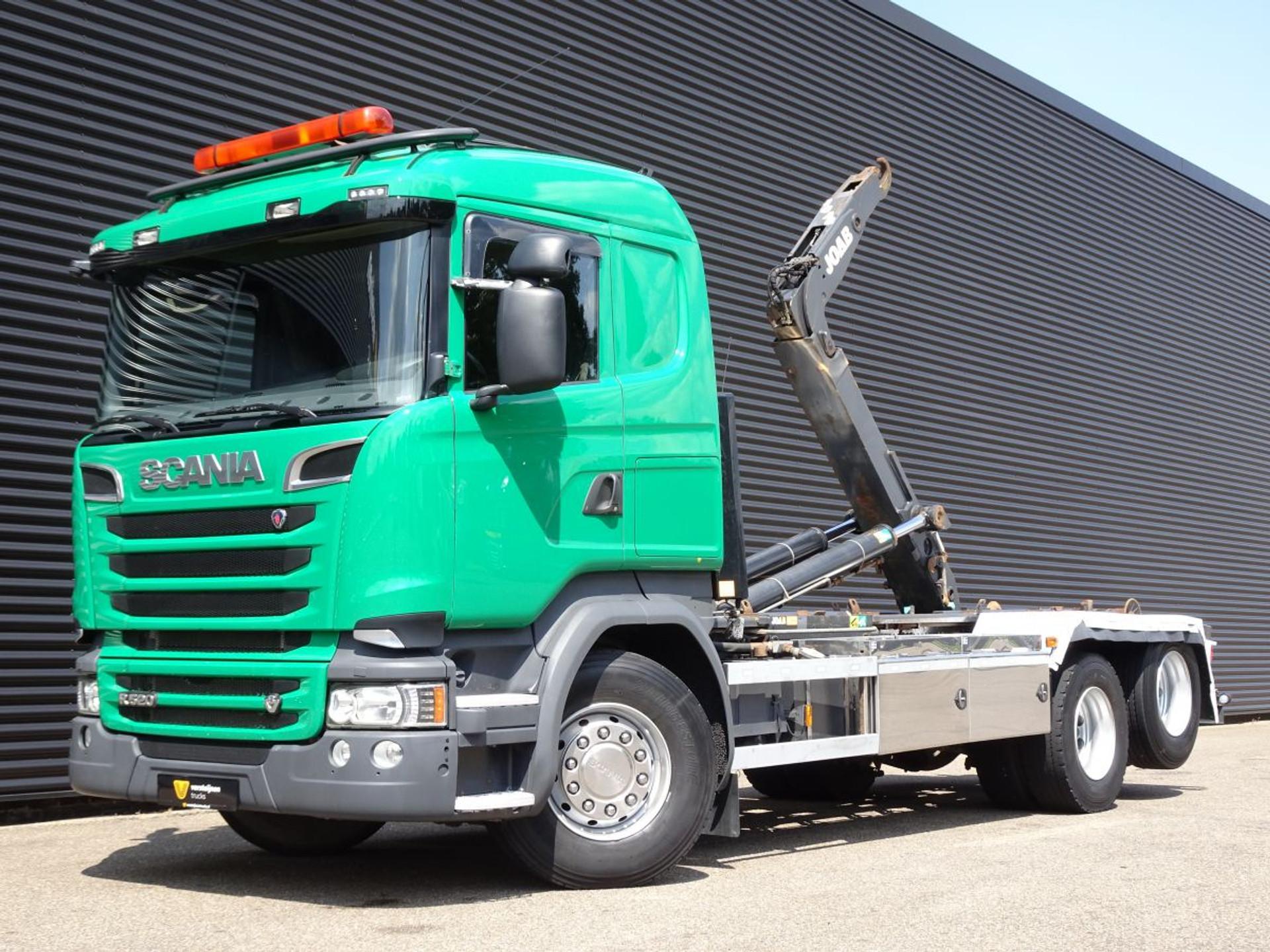 Foto 1 van Scania R520 V8 6x2 HAAKARM / ABROLKIPPER / FULL AIR SUSPENSION