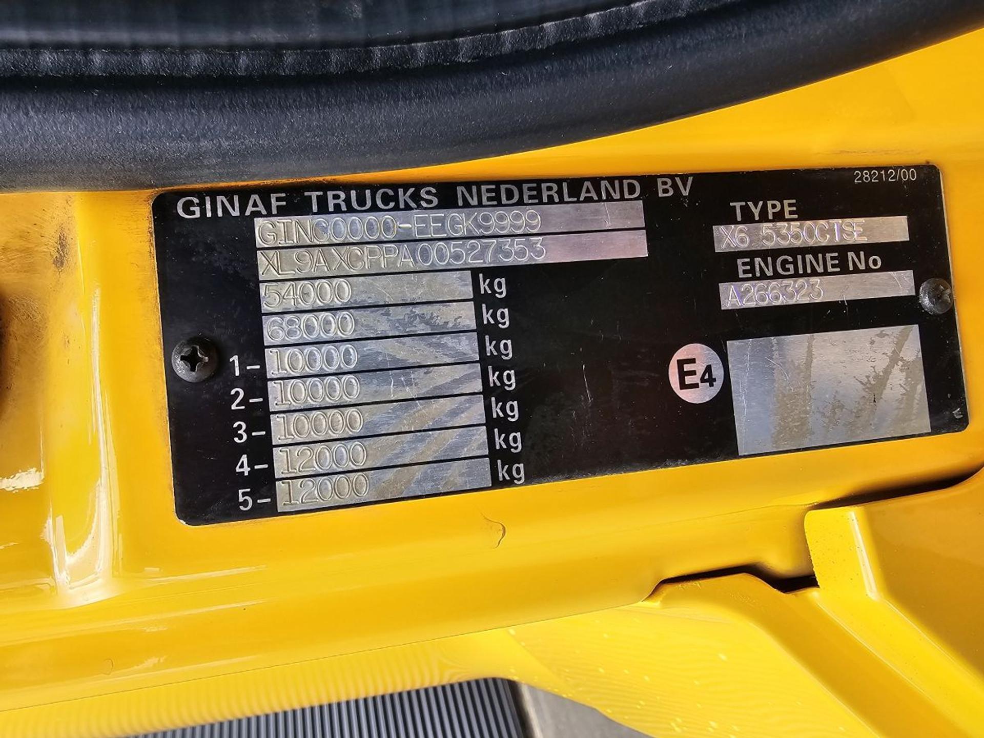 Foto 18 van Ginaf X6 5350 CTSE / EURO 6 / 10x6 TIPPER