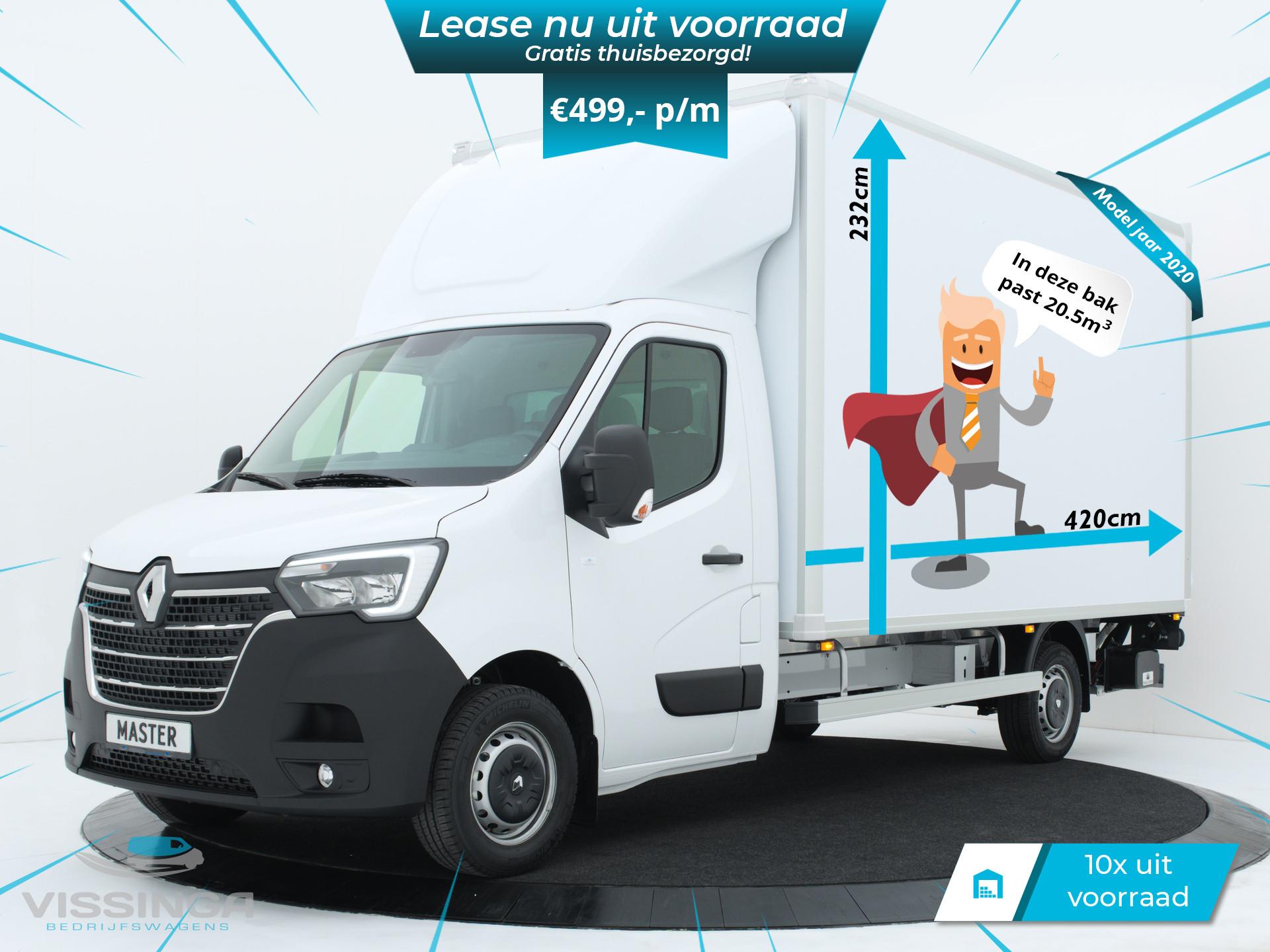 Foto 1 van Renault Master Bakwagen + laadklep 1000 kg Heavy Duty (20.5 m3) € 499 p/m