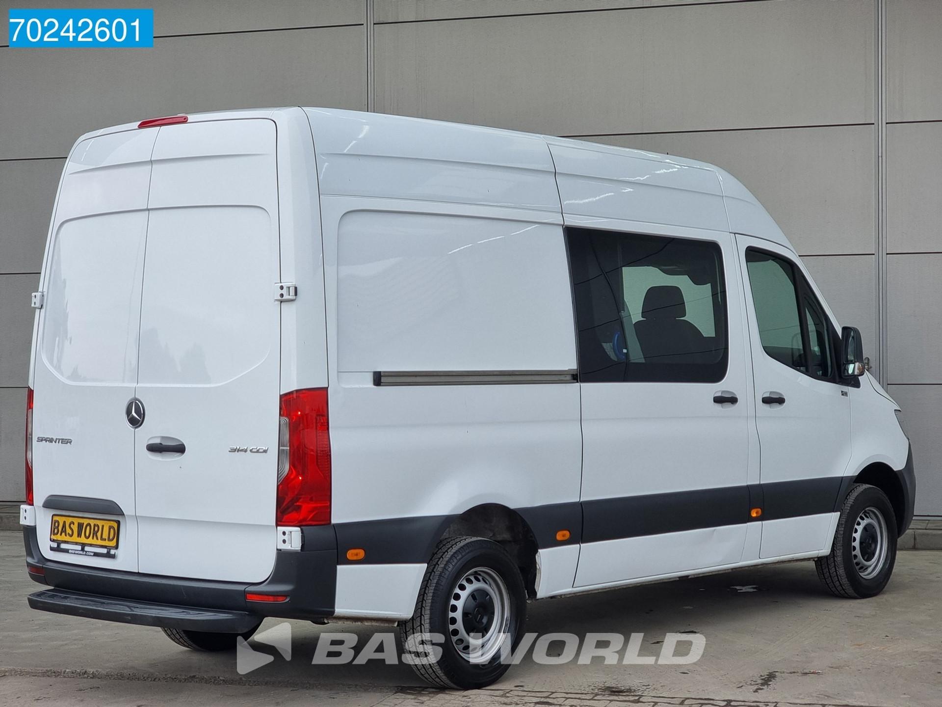 Foto 6 van Mercedes-Benz Sprinter 314 CDI L2H2 Dubbel Cabine Airco Cruise Doka Mixto Airco Dubbel cabine Cruise control