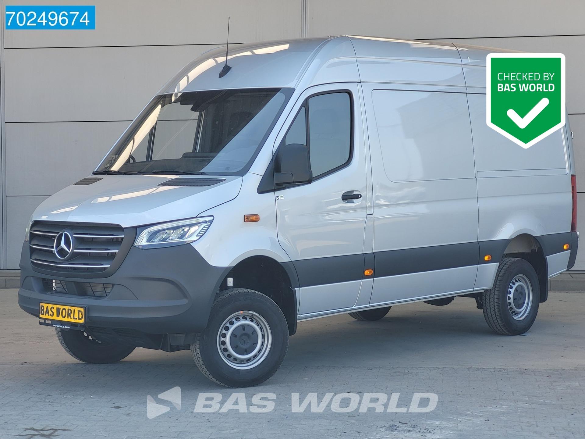 Foto 1 van Mercedes-Benz Sprinter 319 CDI Automaat 4x4 L2H2 LED Camera Trekhaak Standkachel Airco Cruise Allrad 4wd Camper basis 11m3 Airco Trekhaak Cruise contro