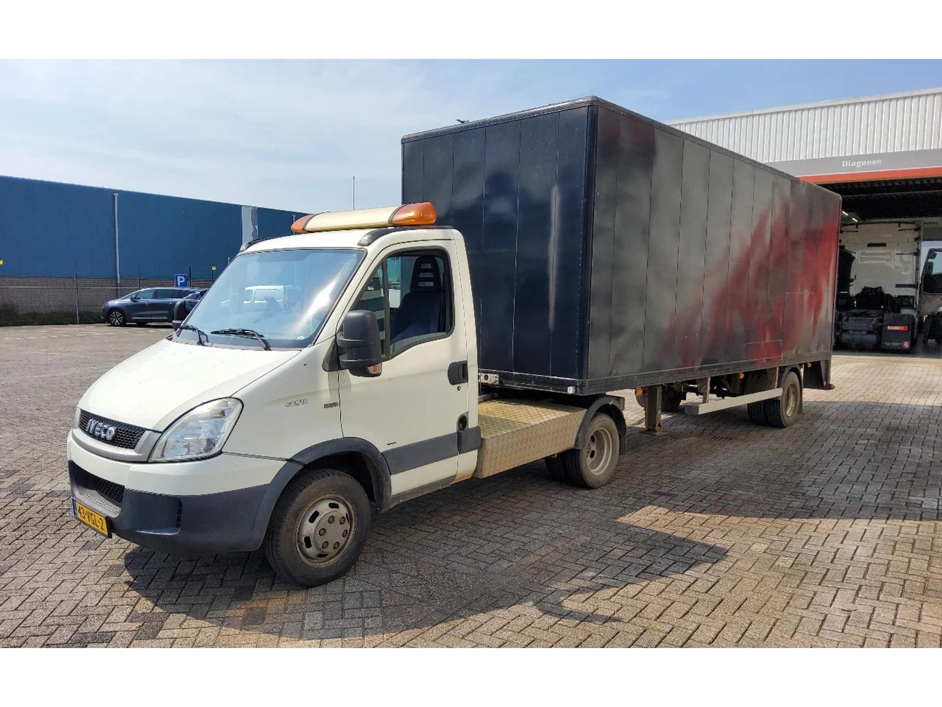 Foto 5 van Iveco Daily 40 - 180 PK 10 TON - EURO 4 - 43-VGL-2 + BE OPLEGGER OH-27-FZ