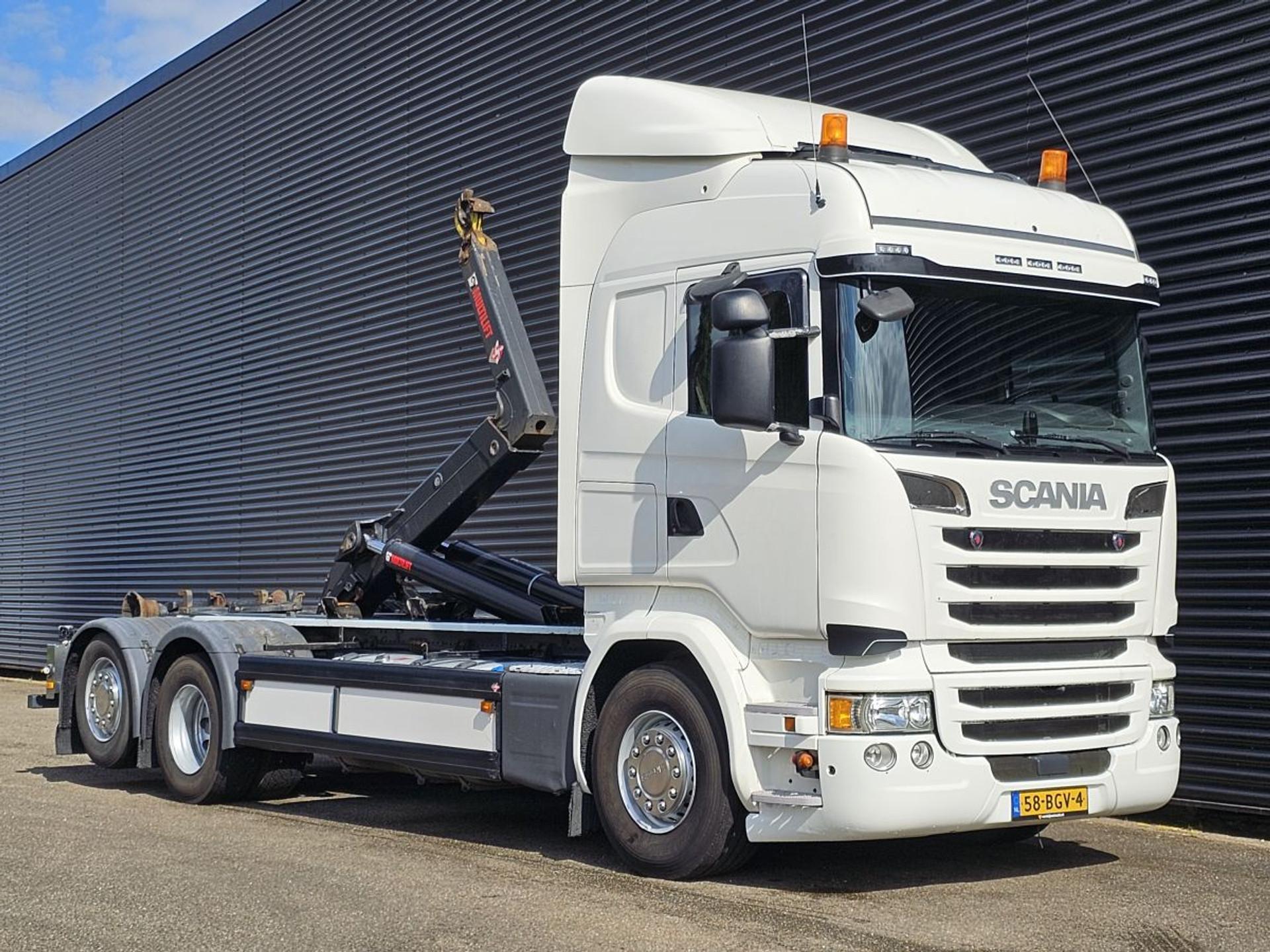 Foto 3 van Scania R450 6x2*4 / EURO 6 / HOOKLIFT / ABROLKIPPER