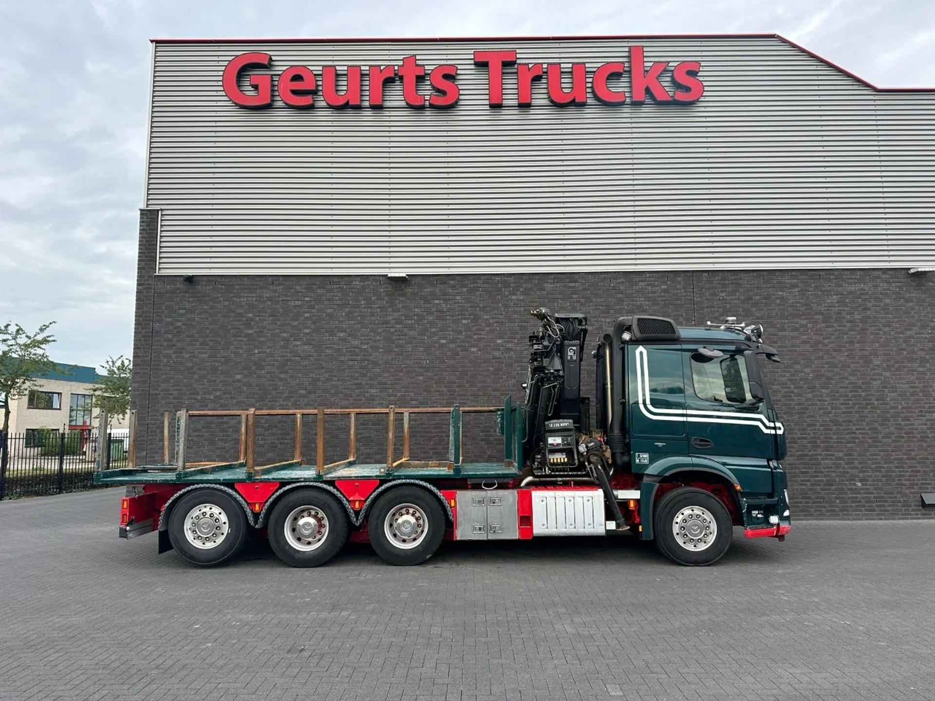 Foto 10 van Mercedes-Benz Arocs 3251 8X4 TRIDEM + HIAB 288 E-6 HIPRO KRAAN/KRAN/CRANE/GRUA