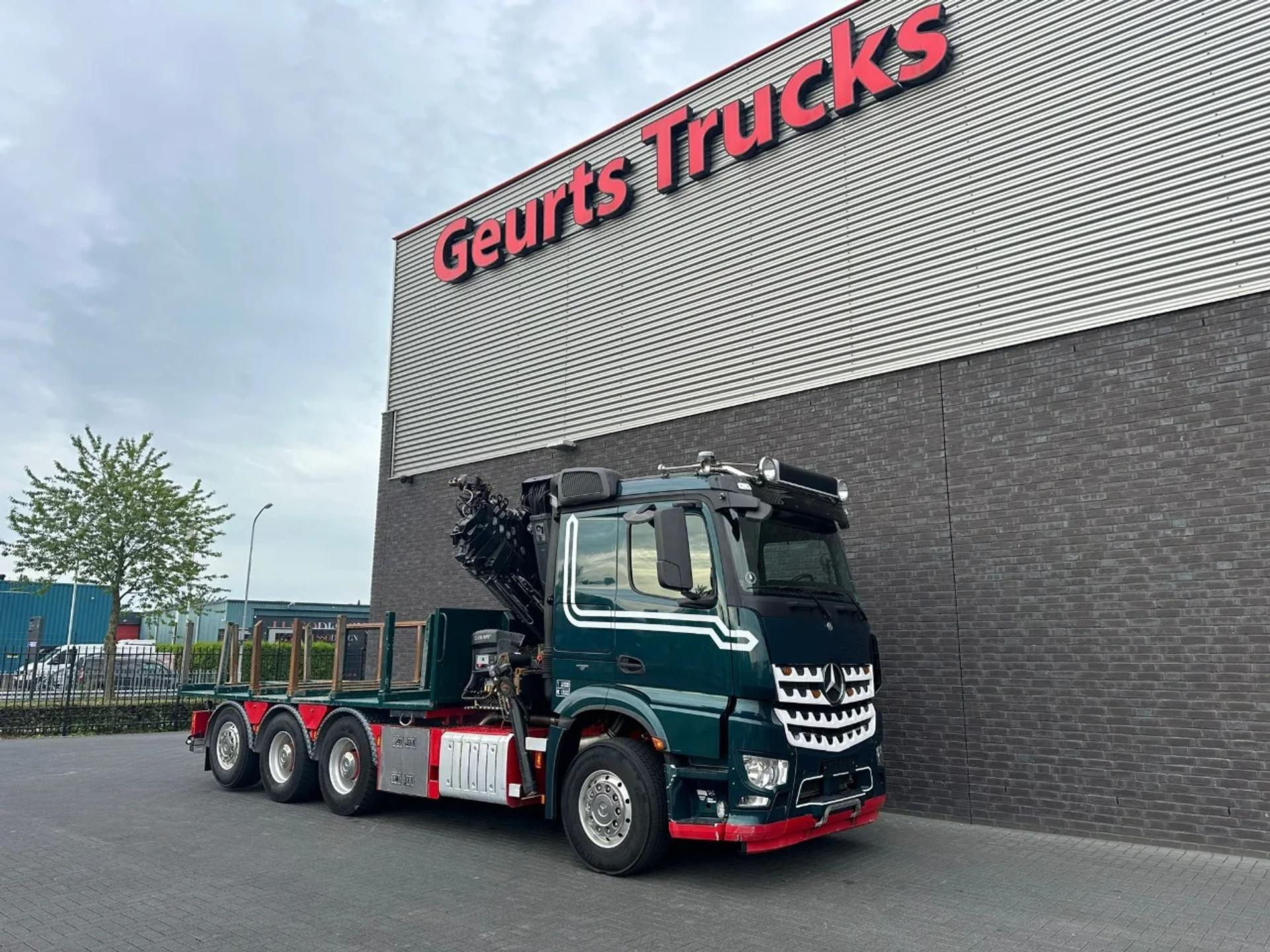 Foto 12 van Mercedes-Benz Arocs 3251 8X4 TRIDEM + HIAB 288 E-6 HIPRO KRAAN/KRAN/CRANE/GRUA