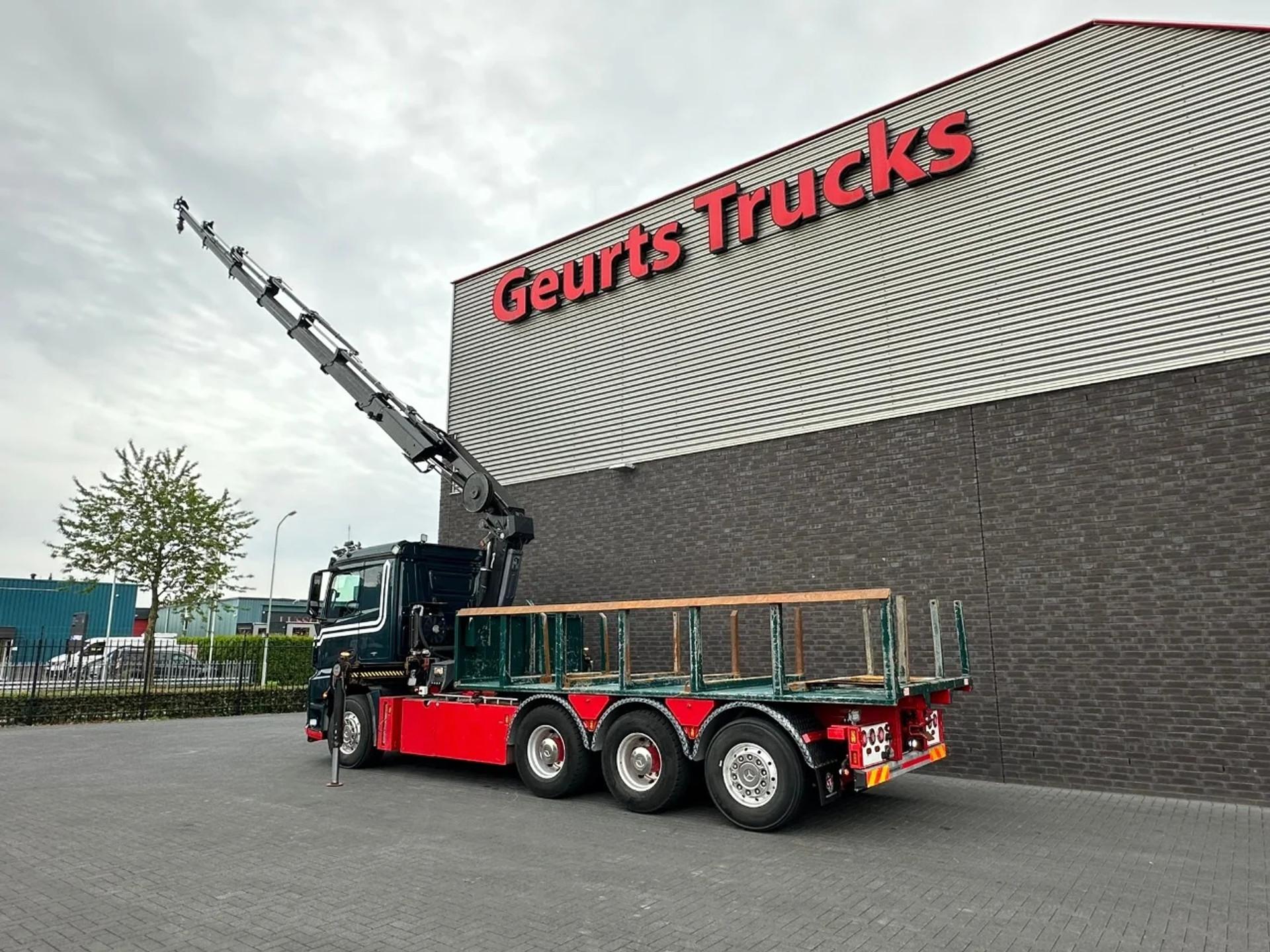 Foto 6 van Mercedes-Benz Arocs 3251 8X4 TRIDEM + HIAB 288 E-6 HIPRO KRAAN/KRAN/CRANE/GRUA