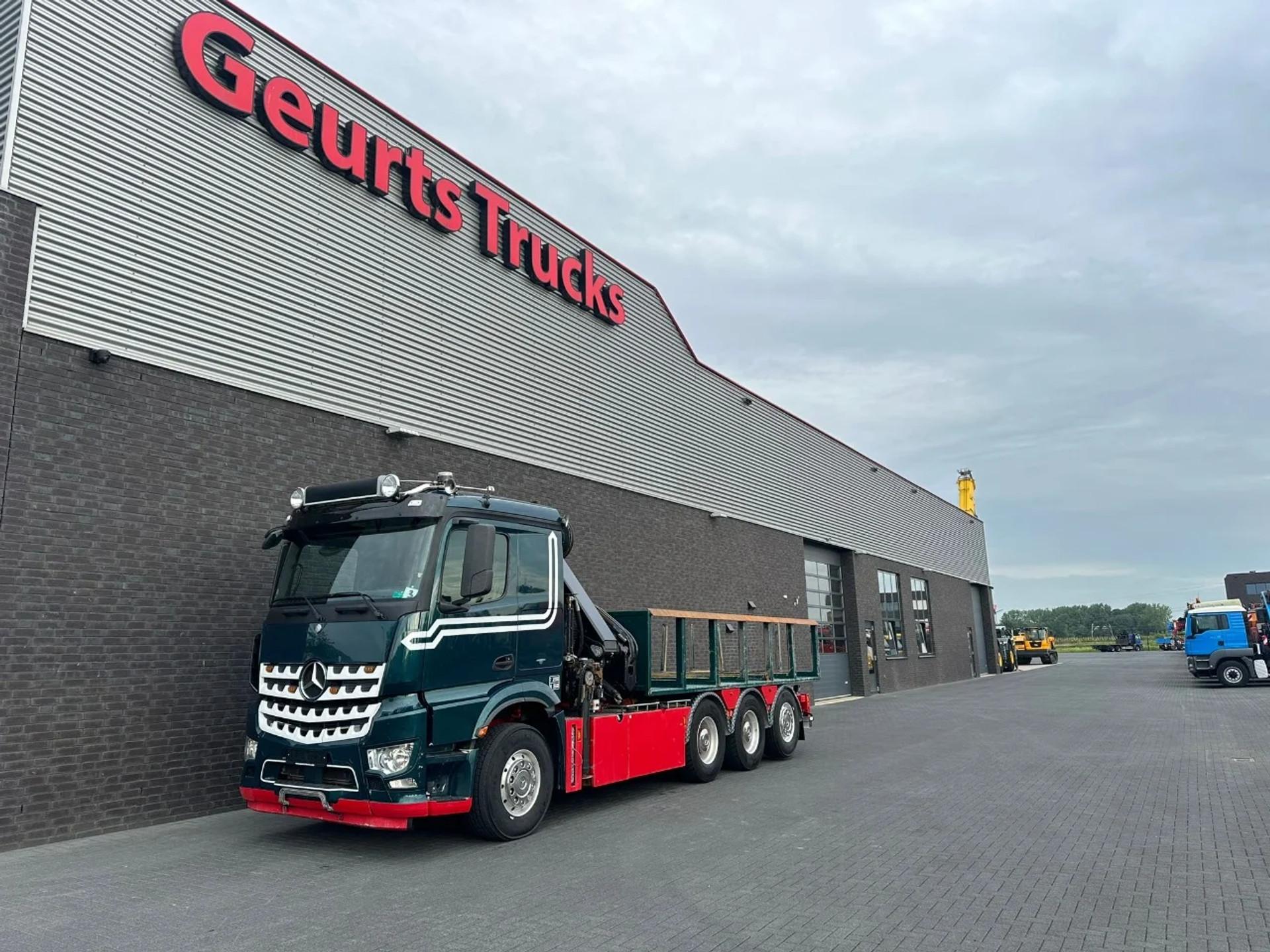 Foto 8 van Mercedes-Benz Arocs 3251 8X4 TRIDEM + HIAB 288 E-6 HIPRO KRAAN/KRAN/CRANE/GRUA