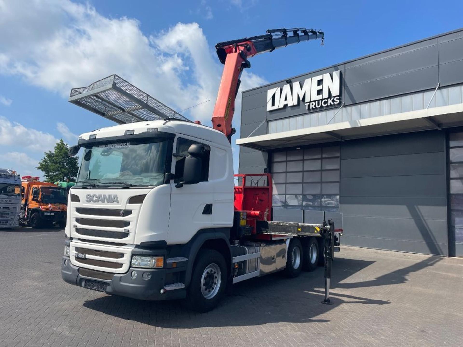 Foto 10 van Scania G 490 CB 8x4 Euro 6 Palfinger PK 26002-EH E