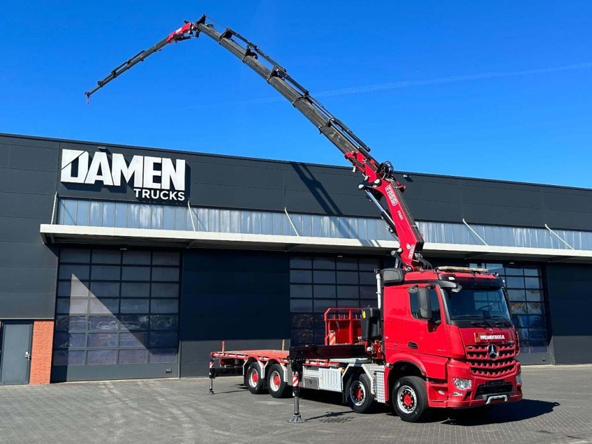 Foto 1 van Mercedes-Benz AROCS 3242 8x4 Euro 6 FASSI F 660 RA.2.26 HE-Dynamic + JIB & Whinch