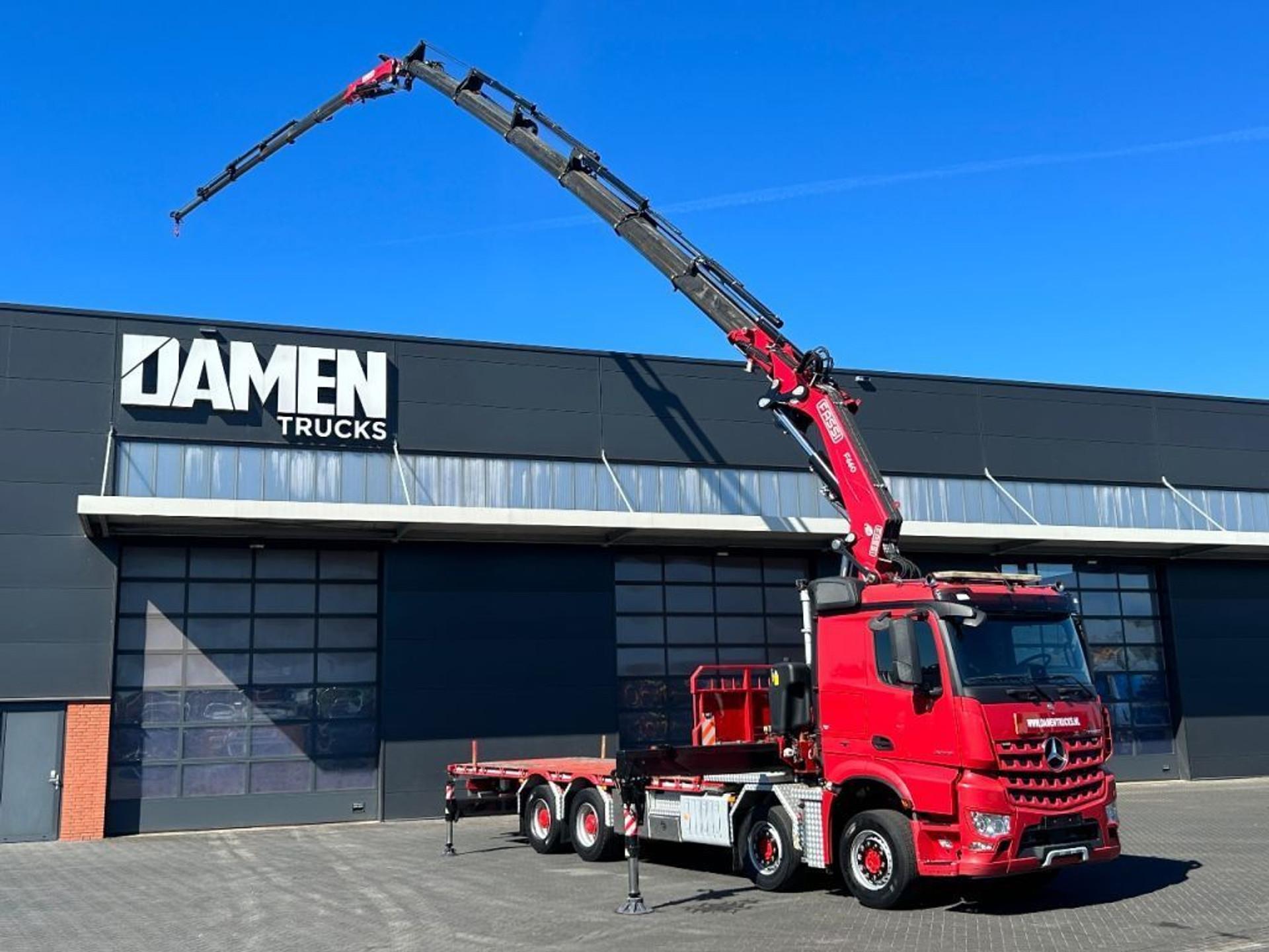 Foto 19 van Mercedes-Benz AROCS 3242 8x4 Euro 6 FASSI F 660 RA.2.26 HE-Dynamic + JIB & Whinch