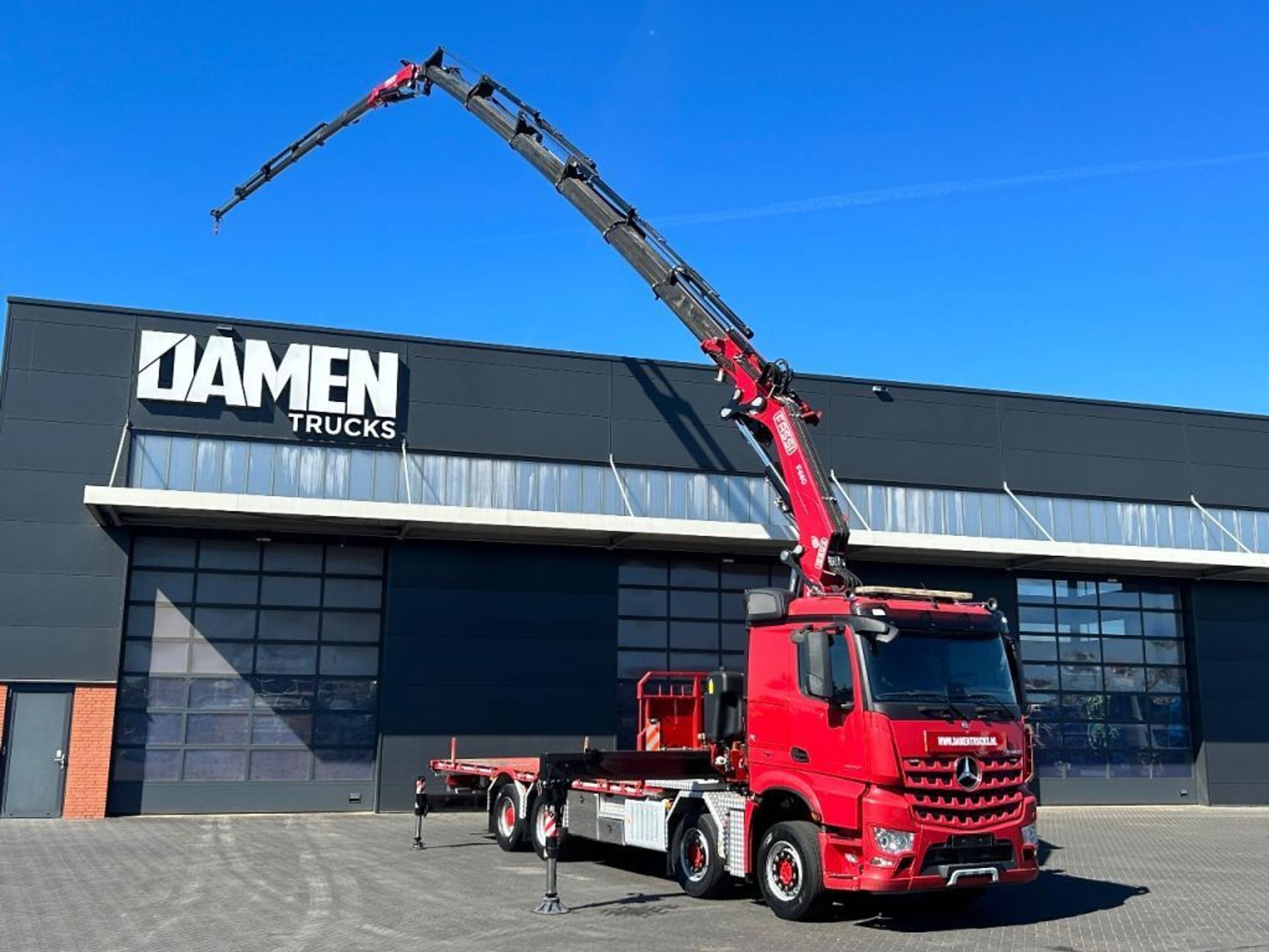 Foto 20 van Mercedes-Benz AROCS 3242 8x4 Euro 6 FASSI F 660 RA.2.26 HE-Dynamic + JIB & Whinch