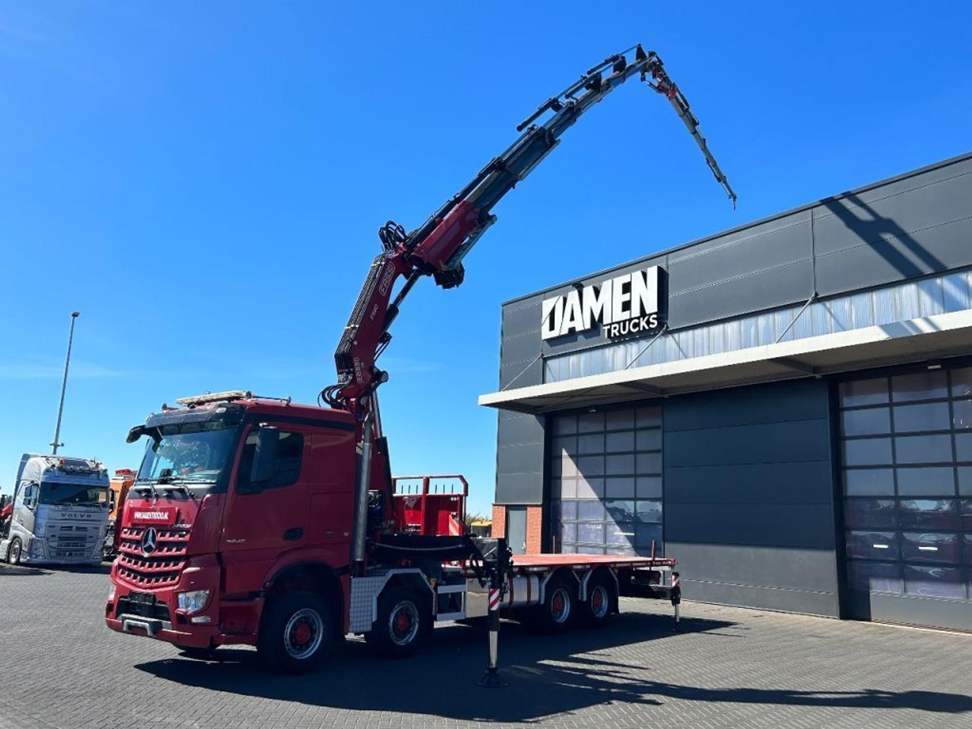 Foto 22 van Mercedes-Benz AROCS 3242 8x4 Euro 6 FASSI F 660 RA.2.26 HE-Dynamic + JIB & Whinch