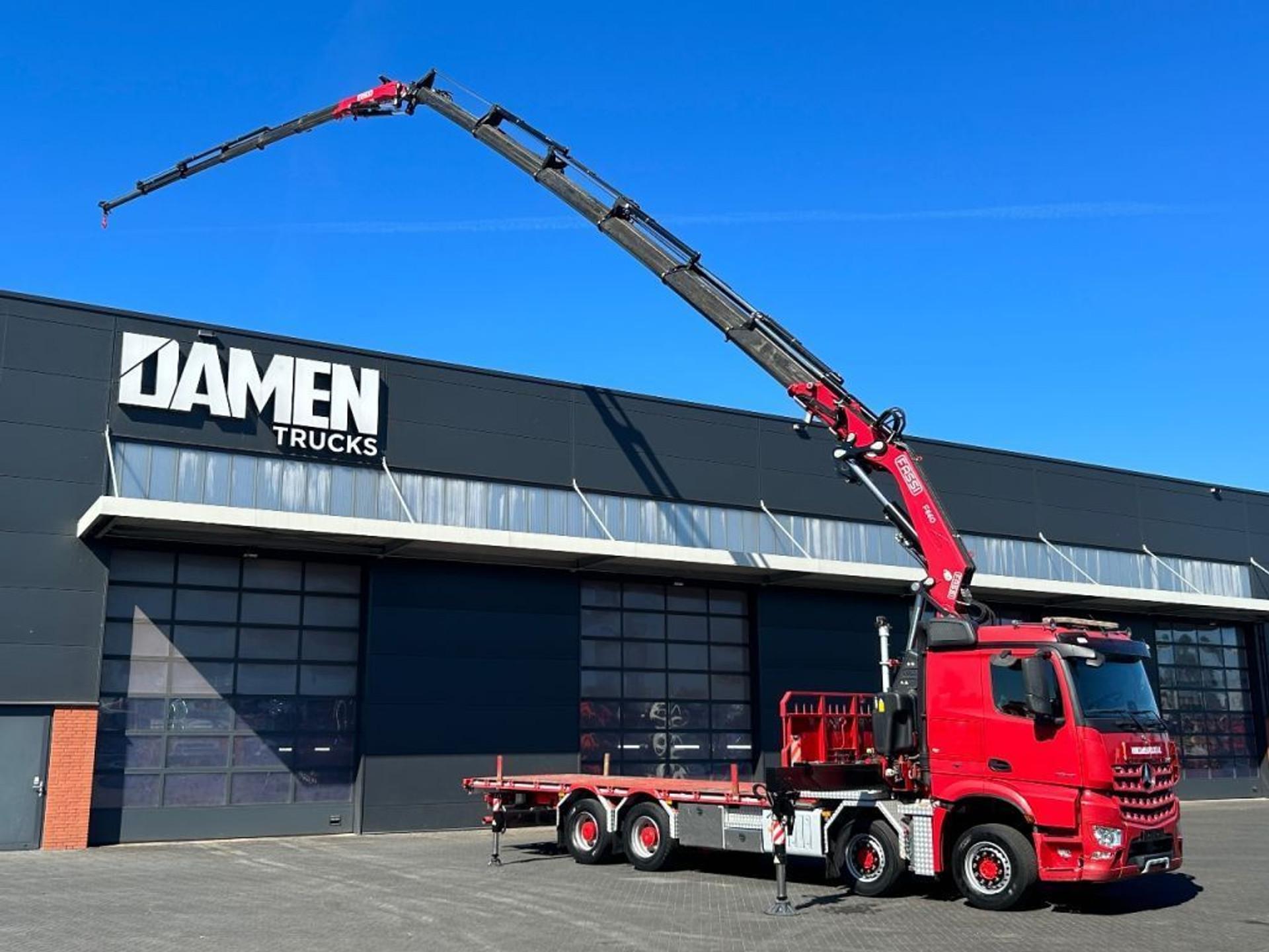 Foto 25 van Mercedes-Benz AROCS 3242 8x4 Euro 6 FASSI F 660 RA.2.26 HE-Dynamic + JIB & Whinch