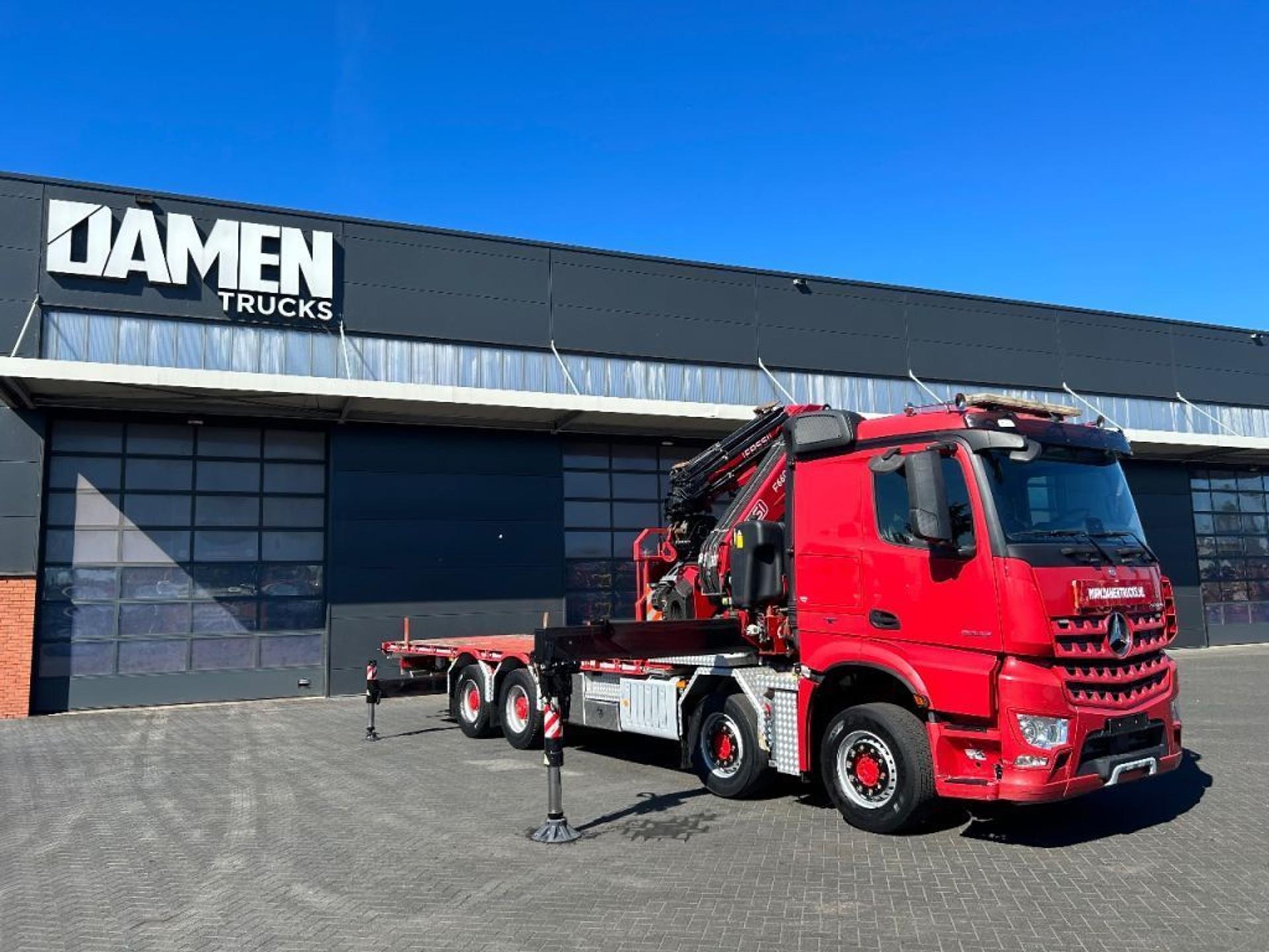 Foto 7 van Mercedes-Benz AROCS 3242 8x4 Euro 6 FASSI F 660 RA.2.26 HE-Dynamic + JIB & Whinch