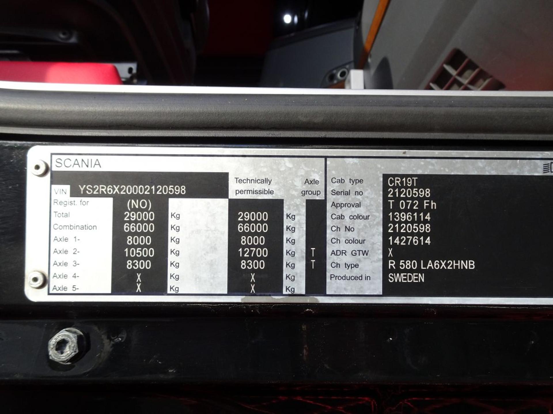 Foto 18 van Scania R580 V8 6x2 TOPLINE / BOOGIE / SPECIAL / FULL AIR