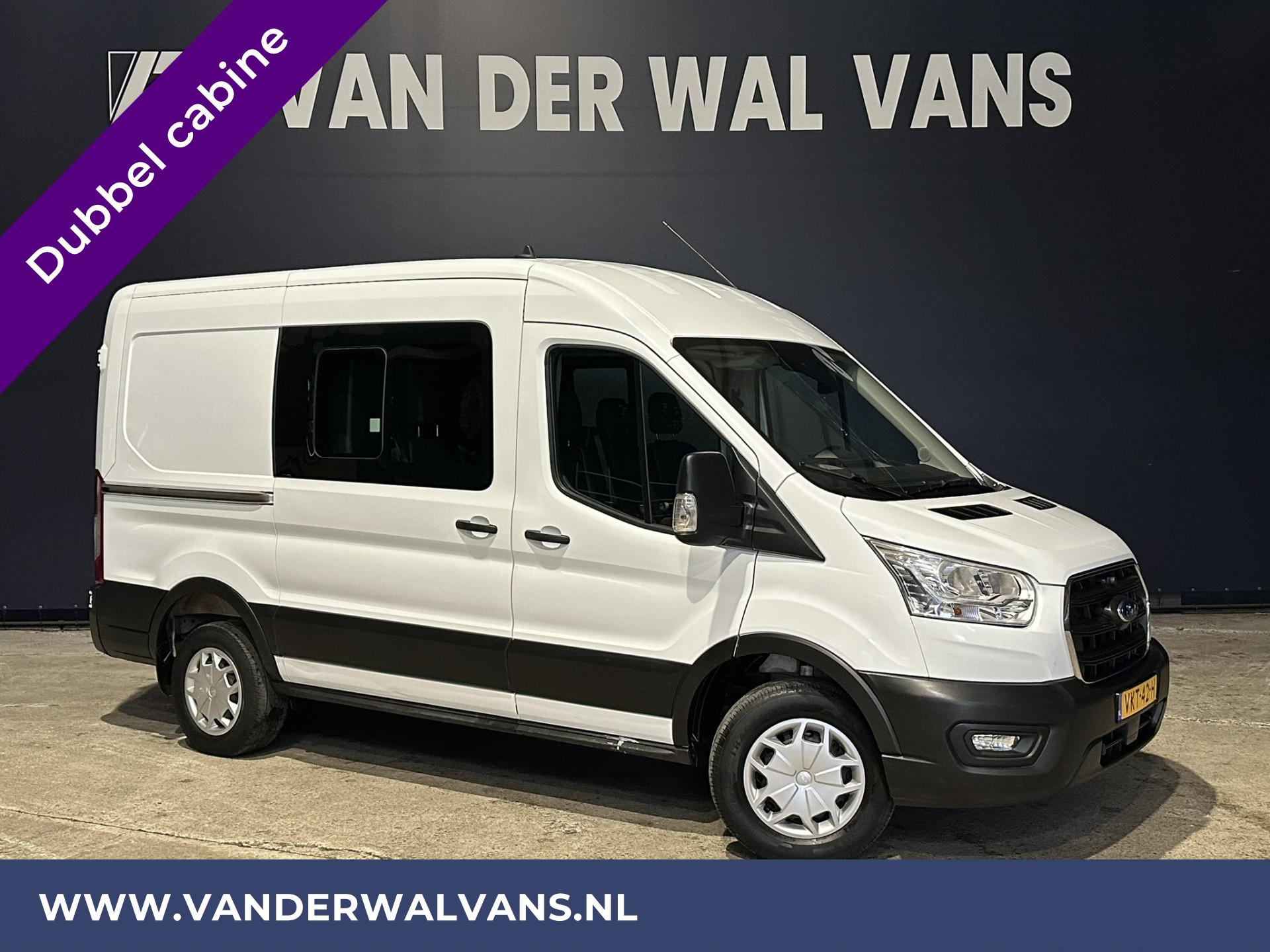 Foto 1 van Ford Transit 2.0TDCI 170pk 3500kg Trekhaak L2H2 Dubbele cabine Euro6 Airco | 6-Zits |