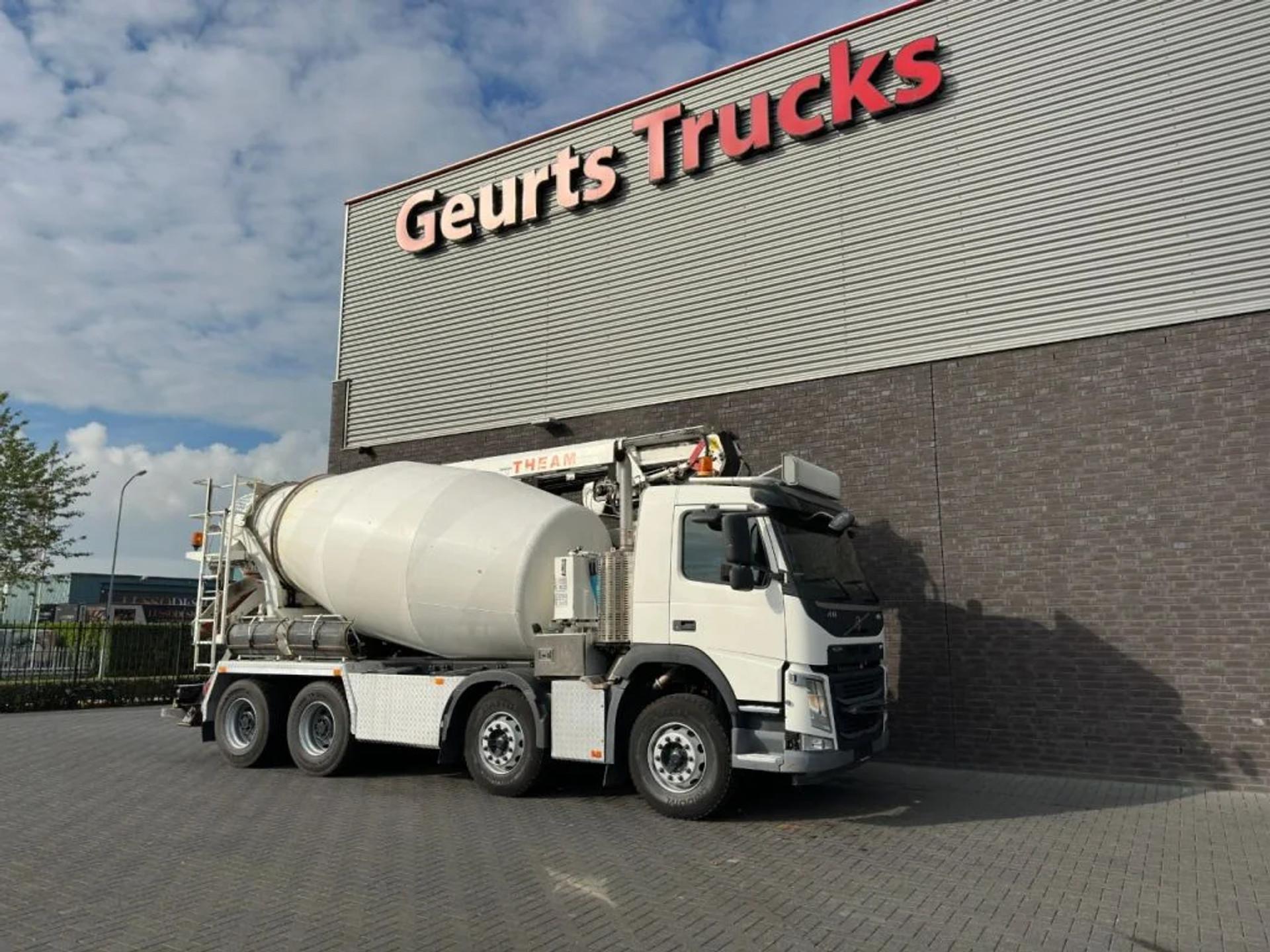 Foto 6 van Volvo FM 410 8X4 + STETTER 9 M3 MIXER/MISCHER + THEAM 15 M TRANSPORTBAND/BELT