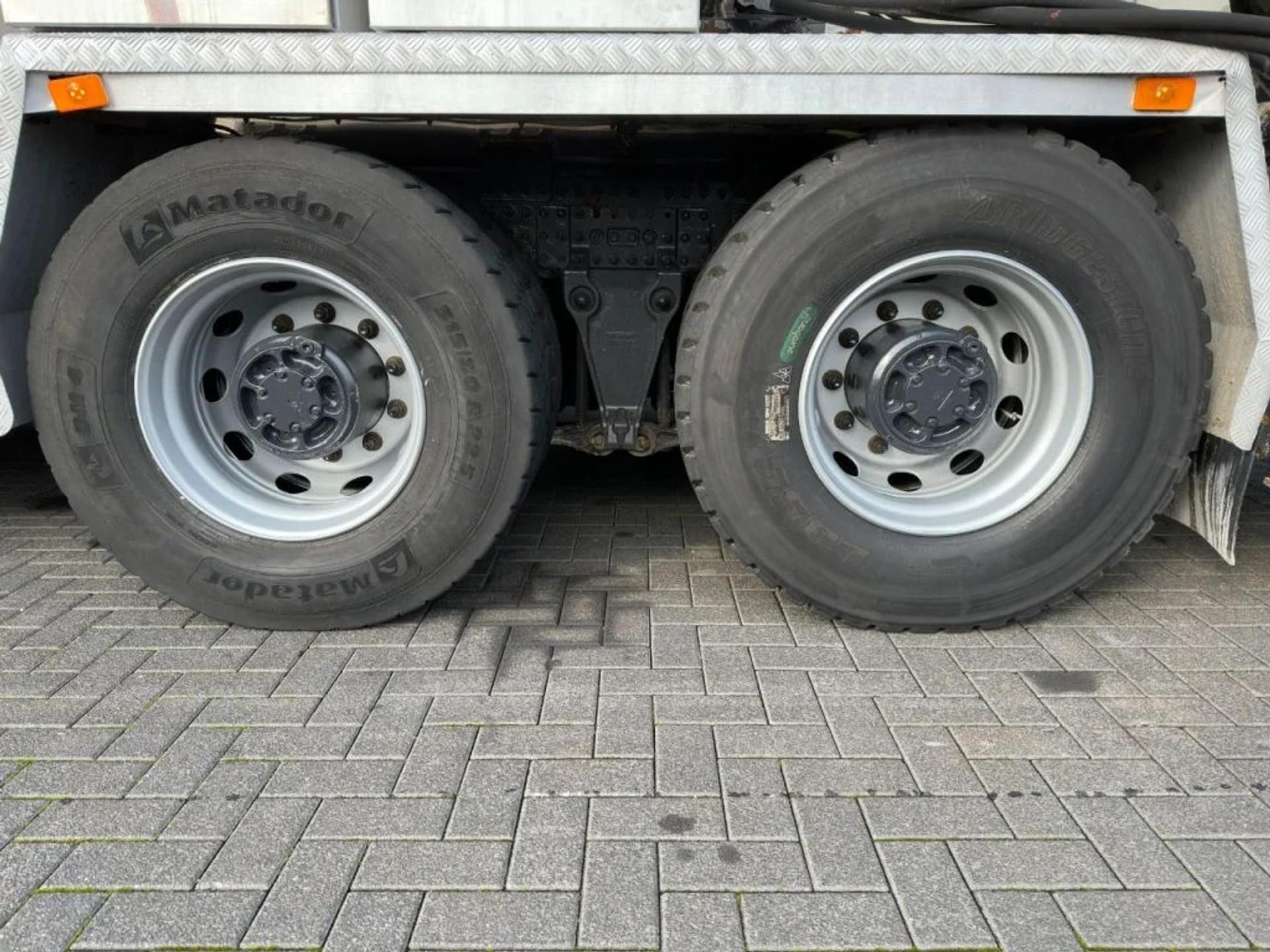 Foto 19 van Volvo FM 410 8X4 + STETTER 9 M3 MIXER/MISCHER + THEAM 15 M TRANSPORTBAND/BELT
